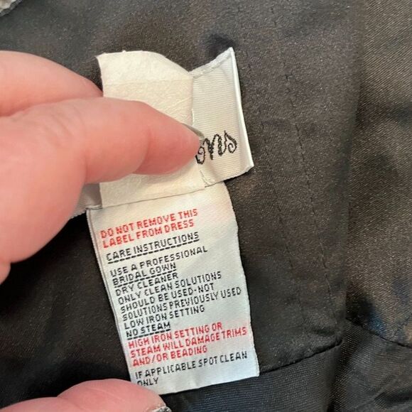 Jim Hjelm Occasions Black Strapless Satin Vintage Size 12 Dress - Picture 4 of 13